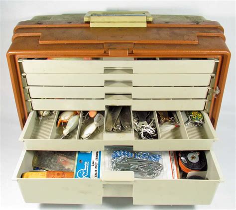 Metal Fishing Tackle Boxes for sale 